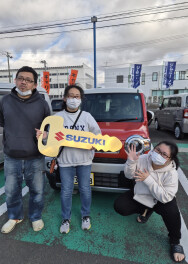 新車ハスラーご納車おめでとうございます！